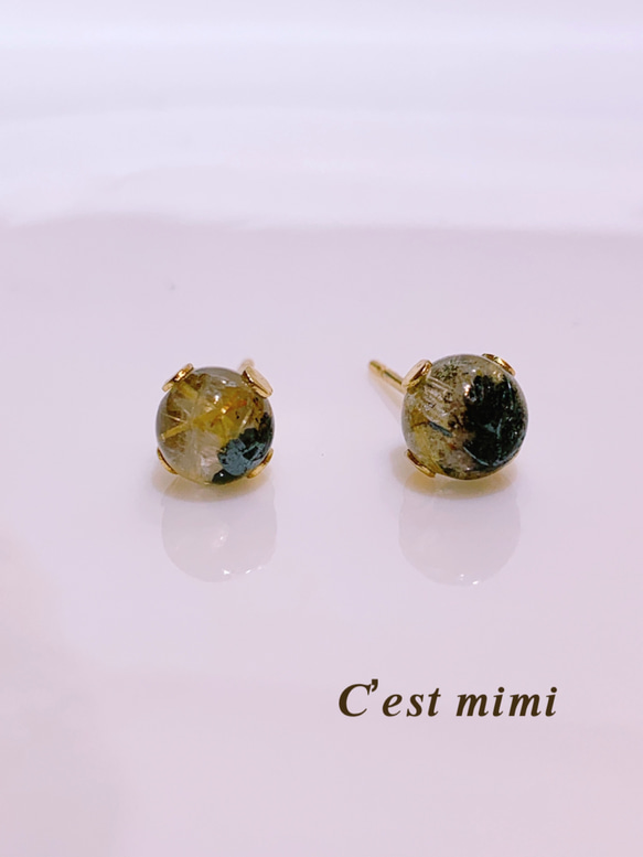 ルチルonヘマタイト/ブラジル産 ブラジル産 ルチルwithヘマタイト