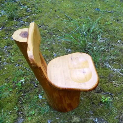 世界に1つしかない自然の椅子 椅子（チェアー）・スツール きか