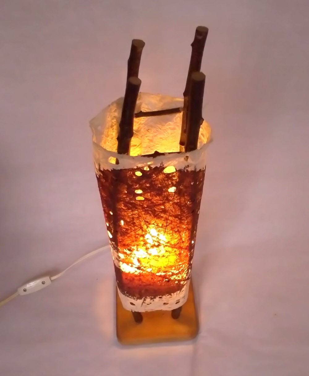 さくら枝　あんどん　和紙(流泉紙)ライト