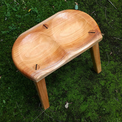 ケヤキ 3本足 お尻ぴったり 椅子 椅子（チェアー）・スツール きかん