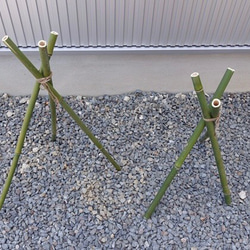 【天然真竹】流し素麺(水路と足のセット) 5枚目の画像