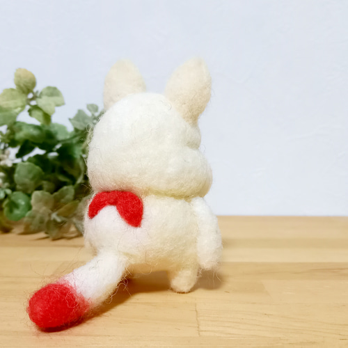 稲荷のきつね様 羊毛フェルト mokochico ﾓｺﾁｺ 通販 10708968｜Creema