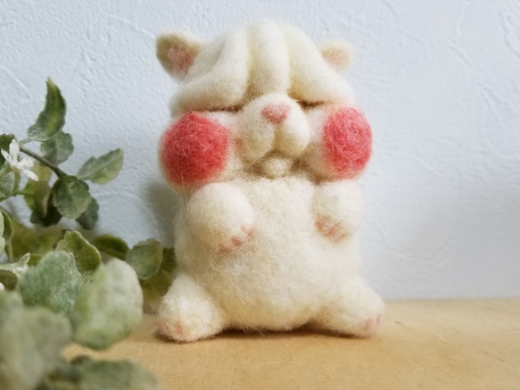 ちゃーこ ハムスター 羊毛フェルト 本日はイオンカルチャークラブ 北千里店での 『はじめての羊毛