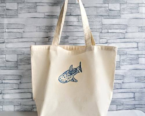 専用ページ【名入れ刺繍可】大きめトートバッグ United Athle 名入れ トートバッグ ジップファスナー付き