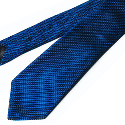 京都　手織りシルクネクタイ(丹後ブルー) 2枚目の画像