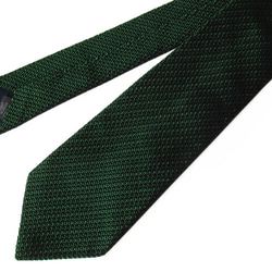 手織りシルクネクタイ(グリーン) 2枚目の画像