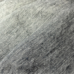 リネン１００%の遠州織物　「遠州の麻　デニム風TOP染め無地〈幅120㎝×２m〉」 5枚目の画像