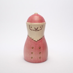 ちょこっとサンタのこけし】＊クリスマス＊_c その他人形 ログアンド