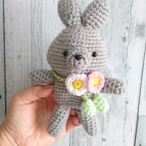 KP ニットプランナー　ミミちゃん　あみぐるみ　フォークロア　レア　うさぎ Crochet] How to knit Mimi the rabbit ③ Clothes/amigurumi