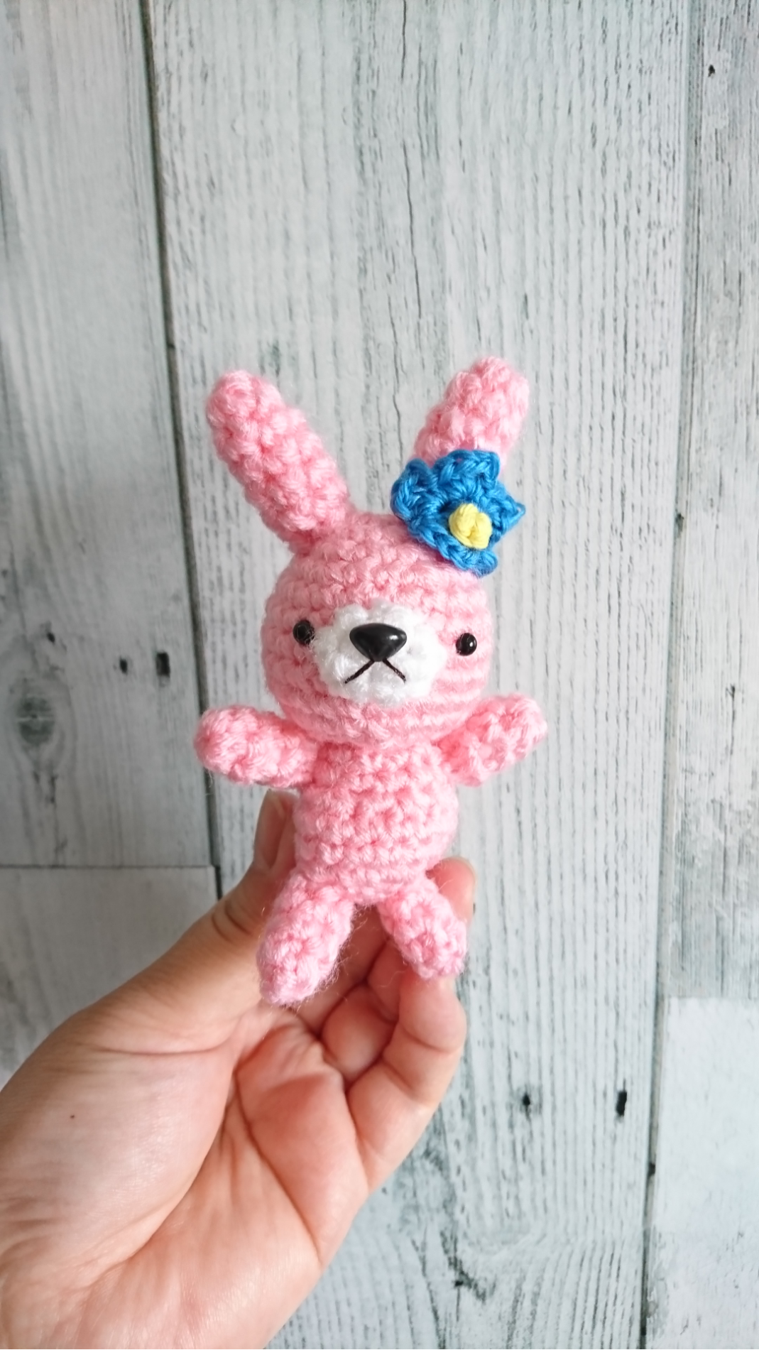 編みぐるみのうさちゃん あみぐるみ kazuchan 通販 11860265｜Creema