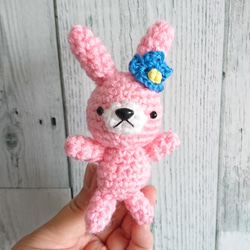 編みぐるみのうさちゃん あみぐるみ kazuchan 通販 11860265｜Creema