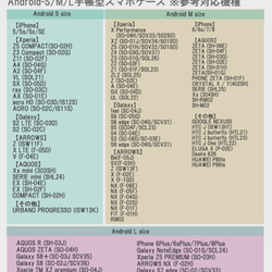 筆記本式S / M尺寸[藍色和黃色的組合物Ⅱ] iPhone / Android的●手機殼蓋 第6張的照片