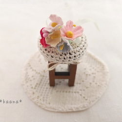 【受注製作】＊Wood Cheir (stool) and Bouquet Set＊ 1枚目の画像