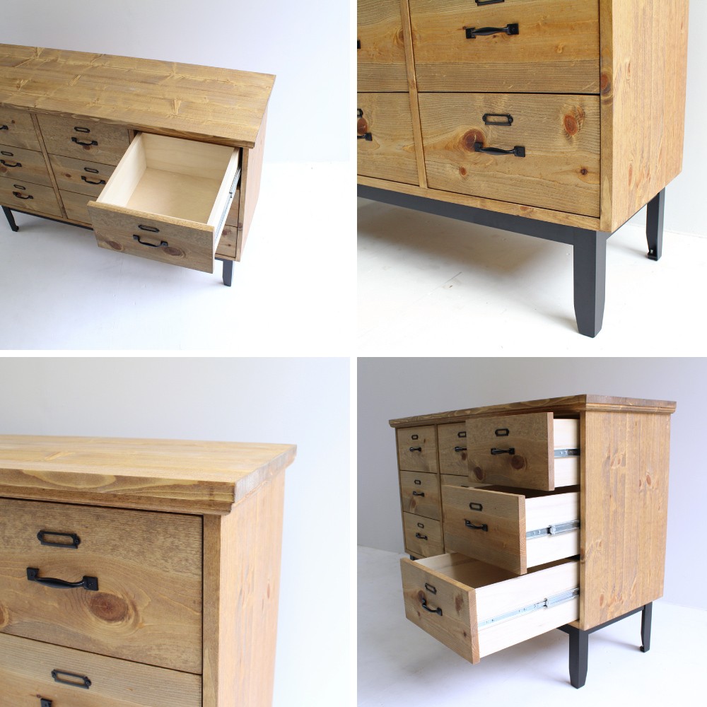 幅120cm 引き出し収納 DR120-4