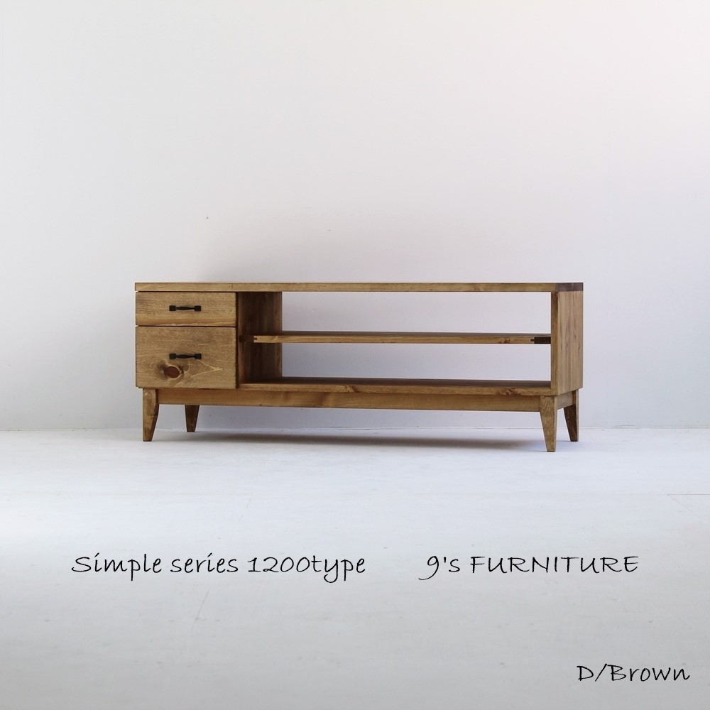 幅120cm テレビ台 TV120-12