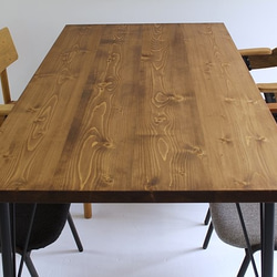 150×80cm アイアン ダイニングテーブル Dt-ir-150 3枚目の画像