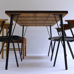 150×80cm アイアン ダイニングテーブル Dt-ir-150 6枚目の画像