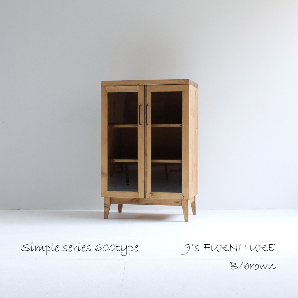 幅60cm キャビネット MC60-4 突き板＋無垢 42,900円