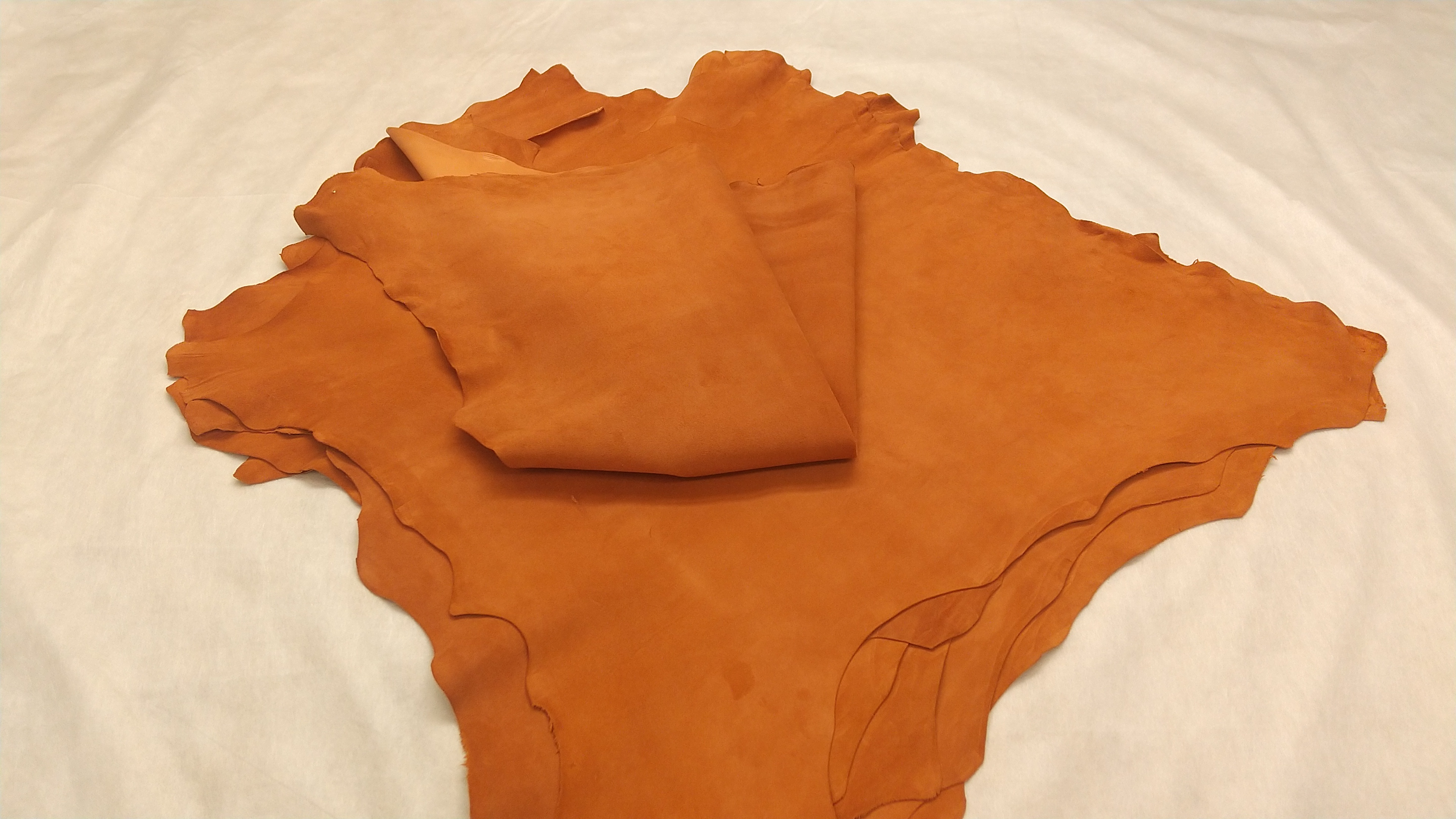 ‼️完売品：本革スエードカウレザーMA-1 キャメル