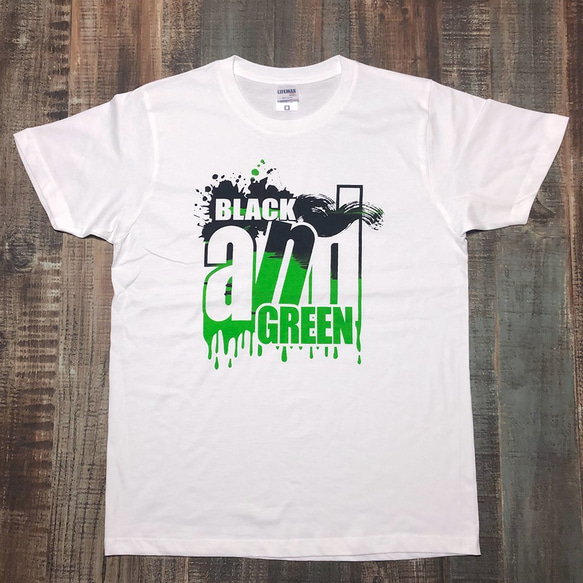 BLACK and GREEN tシャツ ホワイト M 1枚目の画像