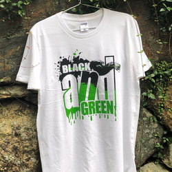 BLACK and GREEN tシャツ ホワイト M 3枚目の画像