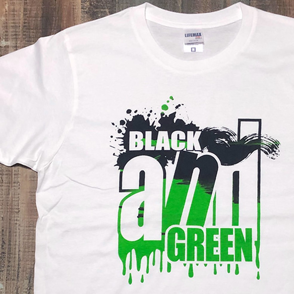 BLACK and GREEN tシャツ ホワイト M 2枚目の画像