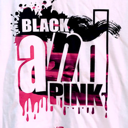 BLACK and PINK tシャツ ホワイト M 2枚目の画像