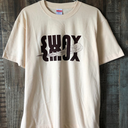 SWAY Tシャツ ナチュラル ダークブラウン 【U-5CNDB】 2枚目の画像