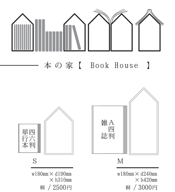 【本の家】ブックハウス　M 3枚目の画像
