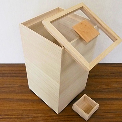 米びつ】10kg(たっぷり保存) 保存容器・キャニスター =wood 米びつ】10kg(たっぷり保存) 保存容器・キャニスター =wood