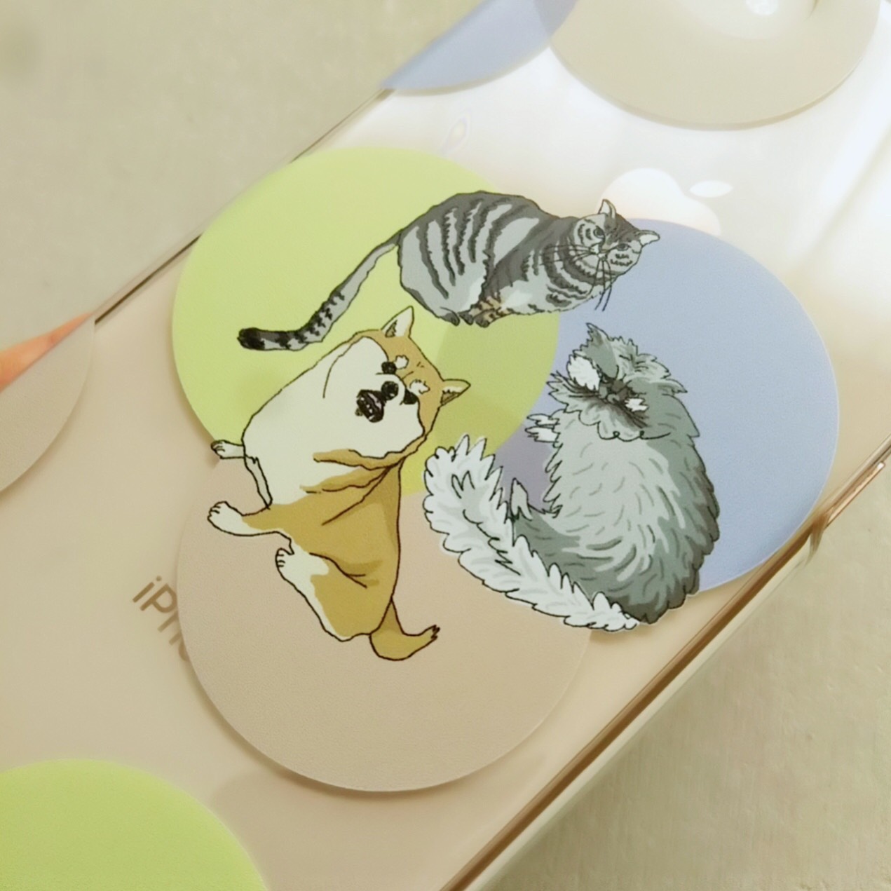 【完全オーダーメイド】ペットのイラスト　スマホケース　SNS用データもプレゼント