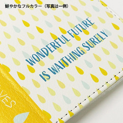 スマホ手帳型ケース　iPhone全機種対応　送料無料　キノコ　POP　カワイイ 2枚目の画像