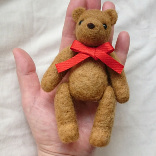 コーヒー染めのテディベア ぬいぐるみ ちびらーさん けいこ 通販