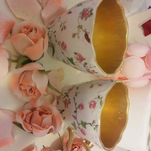 ポーセラーツ１点物！アフタヌーンティーセット ポーセラーツアフタヌーンティーセット ☆アフタヌーンティー