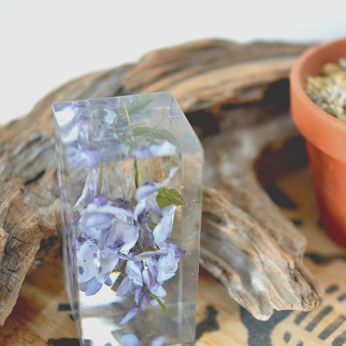 藤の花のレジンフラワー 立体・オブジェ 7階の工作室 通販 12005420