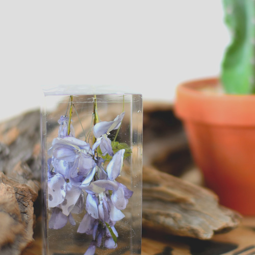 藤の花のレジンフラワー 立体・オブジェ 7階の工作室 通販 12005420