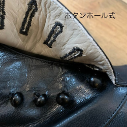 ❇︎Button top shoes ❇︎ (復刻スタイルボタン留め靴 受注生産/ 黒） 4枚目の画像