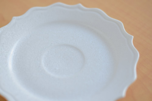 亜鉛結晶釉　カップ&ソーサー（雪の華） 9枚目の画像