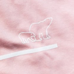 超SALE CURIOSON オリジナル クマ ロゴ Tシャツ 5.6oz（ライトピンク）Lサイズ残り1点のみ 4枚目の画像