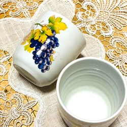 【限定価格】antique botrusぶどう茶器セット 3枚目の画像