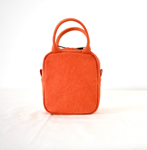 まあ様専用　mini caramel bag(orange) 1枚目の画像