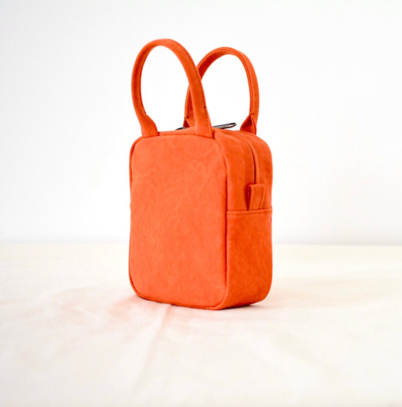 まあ様専用　mini caramel bag(orange) 2枚目の画像