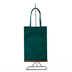 Folding bag(折りたたみ式バッグ) S size Col:dark green 1枚目の画像