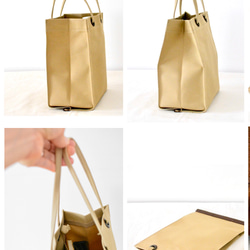 Folding bag(折りたたみ式バッグ) S size Col:dark green 5枚目の画像