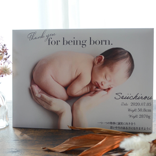 ⭐️A3サイズ⭐️命名書＊オーダーメイド＊命名書パネル＊ニューボーン