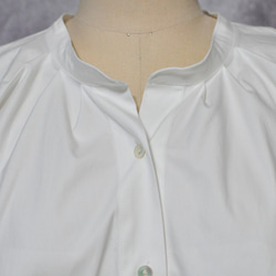 ゴージータックシャツワンピース(ホワイト) 6枚目の画像