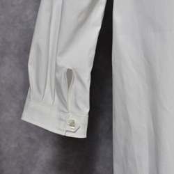 ゴージータックシャツワンピース(ホワイト) 8枚目の画像