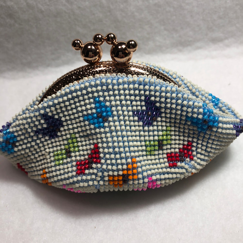 がま口 ハンドメイド ビーズ ☆75