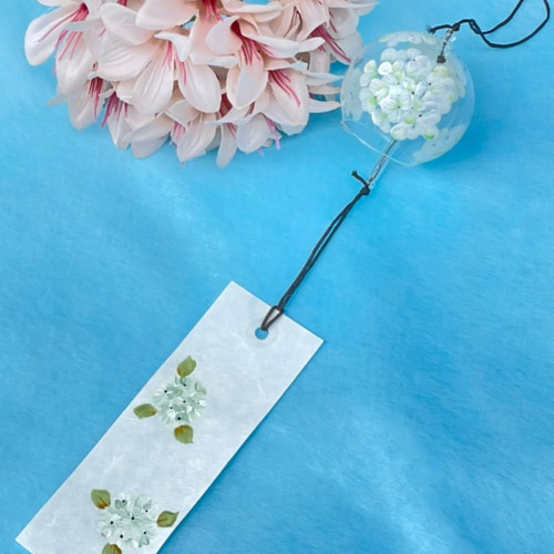 風鈴】「白紫陽花 純愛の風」 風鈴 SISLA5 通販 11799225｜Creema