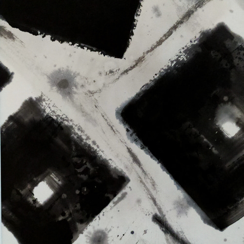 荒井克典 水墨画 抽象画 原画 2013 絵画 KAMKAG 通販 9584339